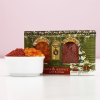 Подарочный набор косметики новогодний «Рождественские истории», соль для ванны 100 г и жемчуг для ванны 80 г, Новый Год Подарочный набор косметики новогодний «Рождественские истории», соль для ванны 100 г и жемчуг для ванны 80 г, Новый Год