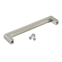 Ручка-скоба SQUARE CAPPIO RSC008, нержавеющая сталь, м/о 128 мм, цвет серебро Ручка-скоба SQUARE CAPPIO RSC008, нержавеющая сталь, м/о 128 мм, цвет серебро