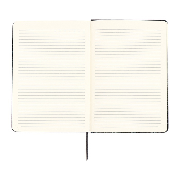 Ежедневник недатированный, A5, 136 листов, кожзам, deVENTE. Selena, твердая обложка с поролоном, хлястик, перфорация, ляссе, блок 70%, черый