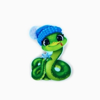 Магнит акриловый новогодний «Новый год: Новых радостей в Новом году», 5 см Магнит акриловый новогодний «Новый год: Новых радостей в Новом году», 5 см