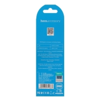 Кабель Hoco X40, USB - Lightning, 2.4 А, 1 м, плоский, белый Кабель Hoco X40, USB - Lightning, 2.4 А, 1 м, плоский, белый
