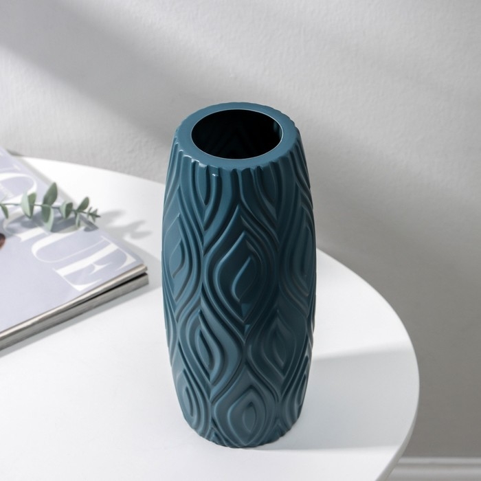 Ваза для цветов, 9,5&times;9,5&times;22,5 см, 1,35 л, цвет МИКС