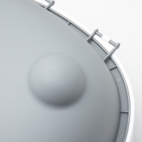 Туалет закрытый с УФ-лампой для уничтожения запаха 39 х 56 х 40 см, серый Туалет закрытый с УФ-лампой для уничтожения запаха 39 х 56 х 40 см, серый