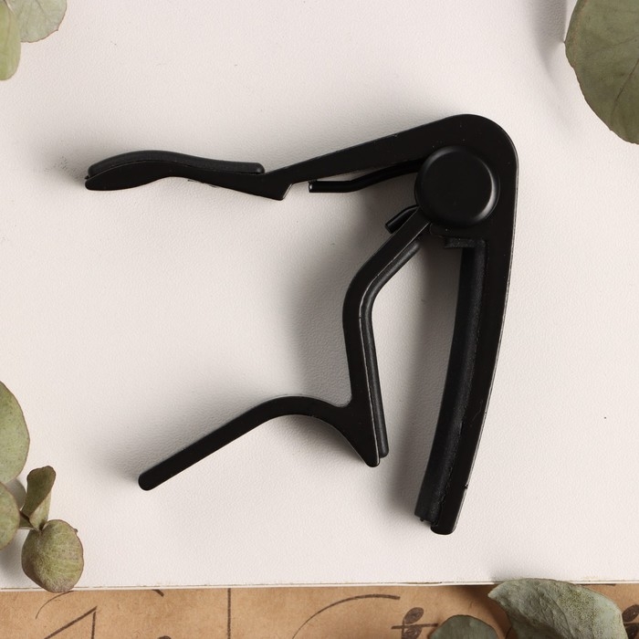 Каподастр для акустической гитары Music Life, черный Каподастр для акустической гитары Music Life, черный