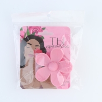 Краб для волос цветок &laquo;Ты прекрасна&raquo;, 7.5 х 3.5 см