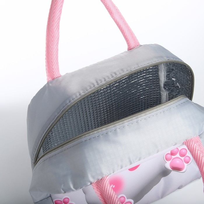 Термосумка на молнии, 5.6 л, цвет серый Термосумка на молнии, 5.6 л, цвет серый