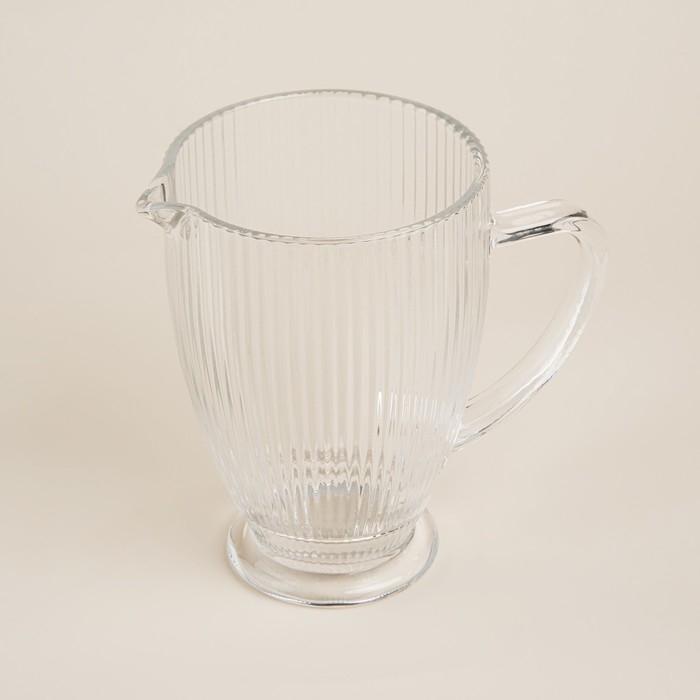 Кувшин для воды стеклянный SL Home «Модерн», 1,2 л, 19,5×13×18,5 см, цвет прозрачный Кувшин для воды стеклянный SL Home «Модерн», 1,2 л, 19,5×13×18,5 см, цвет прозрачный