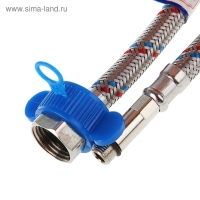 Подводка для смесителя AquaKratos, М10х35 мм, 60 см, нерж.сталь, с ключом для монтажа Подводка для смесителя AquaKratos, М10х35 мм, 60 см, нерж.сталь, с ключом для монтажа