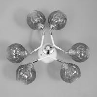 Люстра "Фернанда" 6хЕ27 40Вт бело-хромовый 65х44х26 см BayerLux Люстра "Фернанда" 6хЕ27 40Вт бело-хромовый 65х44х26 см BayerLux