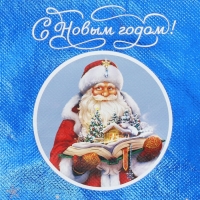 Пакет-мешок из нетканного материала «С Новым годом!», 25 х 32 см, Новый год Пакет-мешок из нетканного материала «С Новым годом!», 25 х 32 см, Новый год