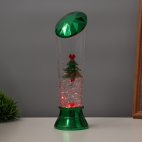 Лава лампа «Елка» LED 3хААА, USB зеленый 6,5х6,5х23,7см Лава лампа «Елка» LED 3хААА, USB зеленый 6,5х6,5х23,7см