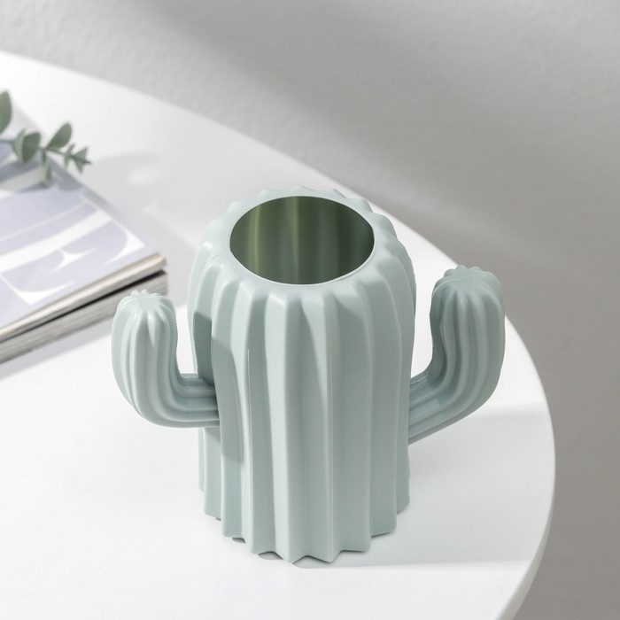 Ваза для цветов, 7,5&times;13&times;11,2 см, 350 мл, цвет МИКС