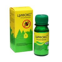 Средство от ползающих насекомых "Цифокс", 50 мл Средство от ползающих насекомых "Цифокс", 50 мл