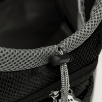 Рюкзак-переноска для кошек и собак, максимальный вес 10 кг, 30 х 16 х 34 см, чёрный Рюкзак-переноска для кошек и собак, максимальный вес 10 кг, 30 х 16 х 34 см, чёрный