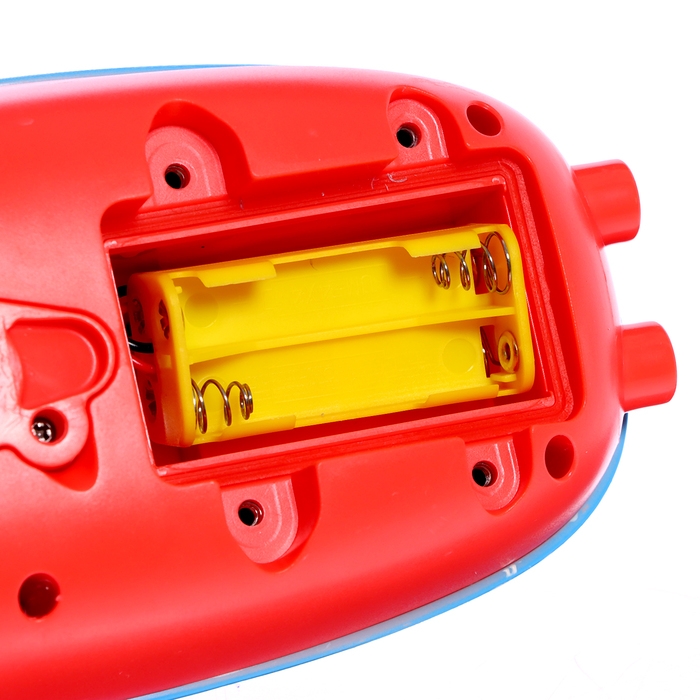 Детский фонтанчик для ванны &laquo;Зверята на кораблике&raquo;, 3 насадки, работает от батареек