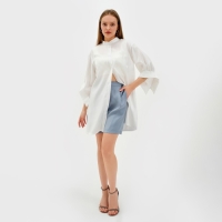 Рубашка женская MINAKU: Casual collection цвет молочный, р-р 46