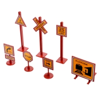 Железная дорога &laquo;Винтаж&raquo;, 2 состава в комплекте, свет и звук, работает от батареек