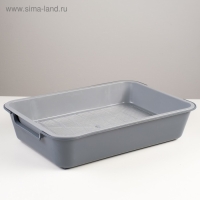 Туалет с сеткой "Белла" для кошек, 37 х 27 х 8 см, серый Туалет с сеткой "Белла" для кошек, 37 х 27 х 8 см, серый