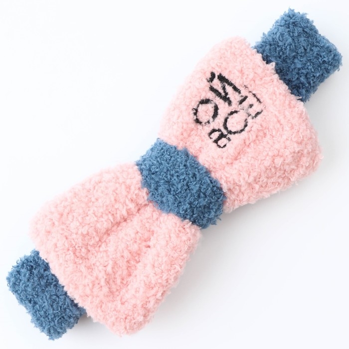 Повязка на голову &laquo;Ой, всё!&raquo; сине-розовая, 18 х 7 х 4.5 см