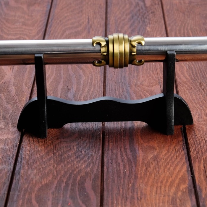 Сувенирный кинжал 2в1, на подставке, рукоять под голографию, наконечник с лотосом, 59 см