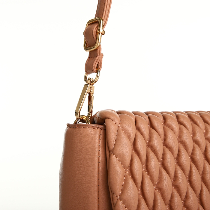 Сумка женская мессенджер на молнии, цвет бежевый Сумка женская мессенджер на молнии, цвет бежевый