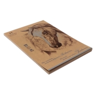 Планшет для эскизов А4, 20 листов "Нежность", блок крафт-бумага 200 г/м&sup2;