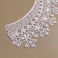 Воротник гипюровый, 25 × 7 см, цвет белый Воротник гипюровый, 25 × 7 см, цвет белый