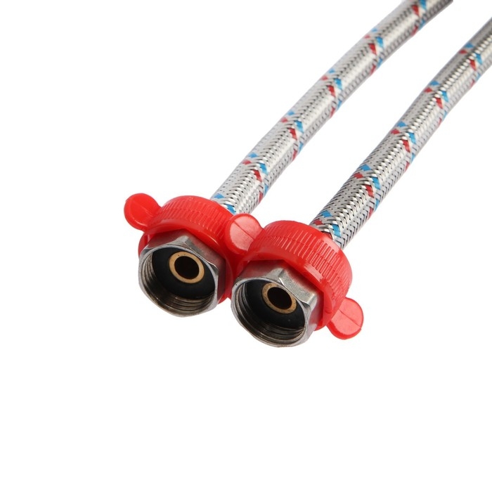 Подводка для смесителя ZEIN, гайка 1/2 Подводка для смесителя ZEIN, гайка 1/2", штуцер М10, 60 см, ключ для монтажа, набор 2 шт