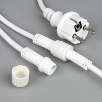 Гирлянда «Белт-лайт» 10 м, IP65, УМС, 2W, белая нить, шаг 40 см, Е27 (без ламп), 220 В Гирлянда «Белт-лайт» 10 м, IP65, УМС, 2W, белая нить, шаг 40 см, Е27 (без ламп), 220 В