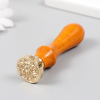 Печать для сургуча с деревянной ручкой "For you" 9х2,5х2,5 см