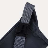 Поясная сумка на молнии, наружный карман, разъем для USB, цвет тёмно-серый Поясная сумка на молнии, наружный карман, разъем для USB, цвет тёмно-серый