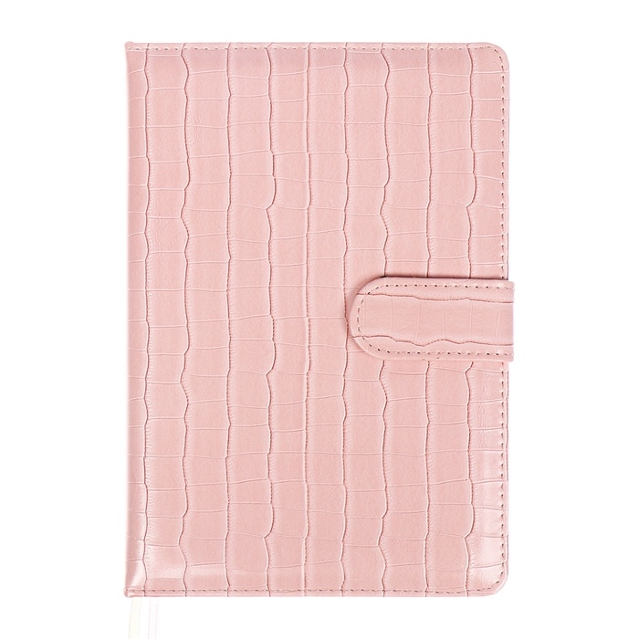 Ежедневник датированный 2025 A5 168 листов, deVENTE.Barbara, твердая обложка кожзам с поролоном, хлястик, перфорация, ляссе, блок 70, розовый Ежедневник датированный 2025 A5 168 листов, deVENTE.Barbara, твердая обложка кожзам с поролоном, хлястик, перфорация, ляссе, блок 70, розовый