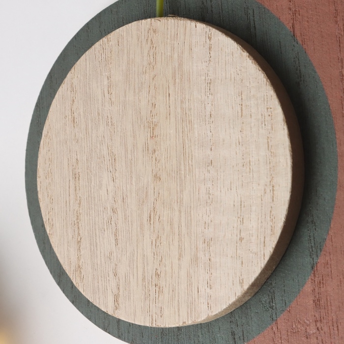 Крючки декоративные дерево Крючки декоративные дерево "Абстракция. Половина круга и круг" 1,5х19х23,5 см