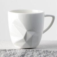 Кружка керамическая &laquo;Айсберг&raquo;, белая 350 мл, цвет белый