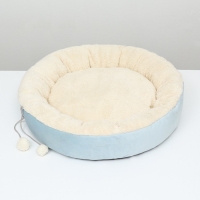 Лежанка "Снежок", 56 х 46 х 13 см, синий Лежанка "Снежок", 56 х 46 х 13 см, синий