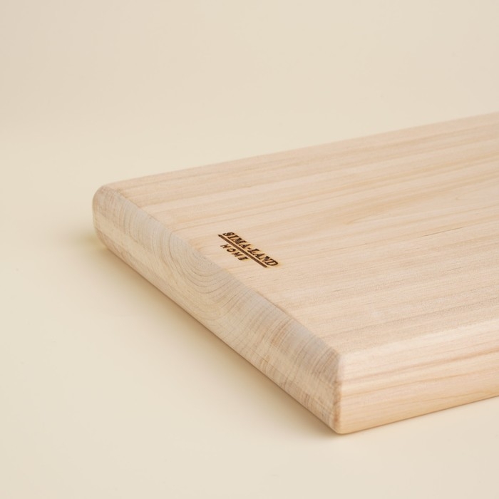 Доска разделочная из цельного массива берёзы Sima-Land Home, 35&times;16&times;2,2 см