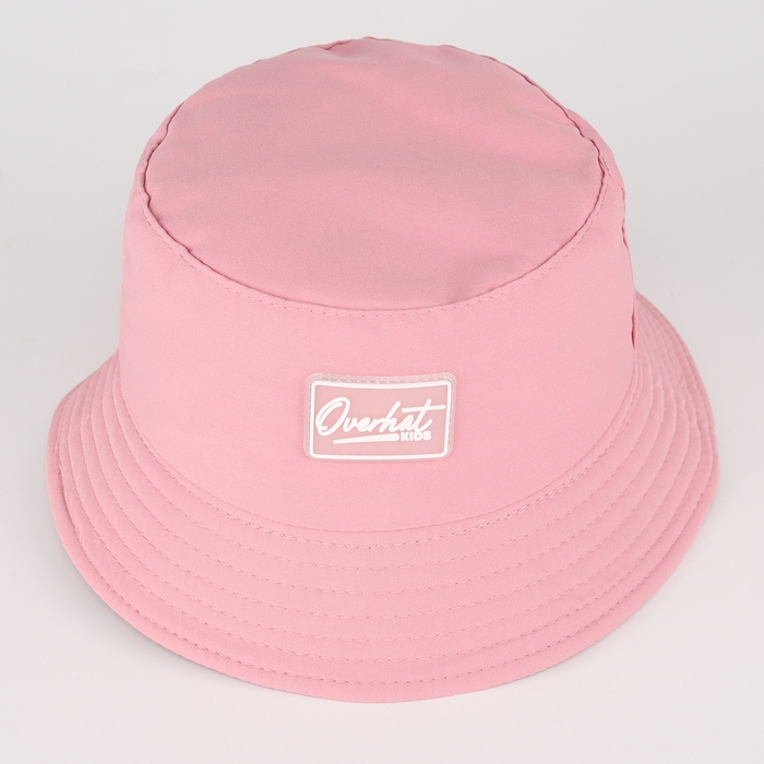 Панама детская для девочки, цвет пудровый, р-р 48-50