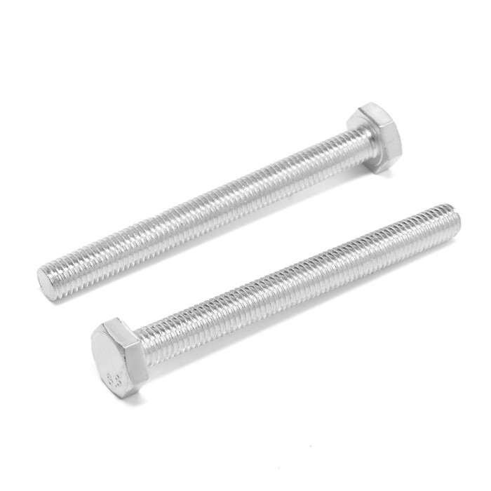 Болт ТУНДРА, оцинкованный, DIN 933, класс прочности 8.8, М10х100 мм, 5 кг Болт ТУНДРА, оцинкованный, DIN 933, класс прочности 8.8, М10х100 мм, 5 кг