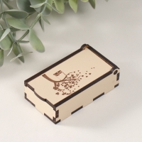 Шкатулка "Дерево с качелью" 7х4х2 см