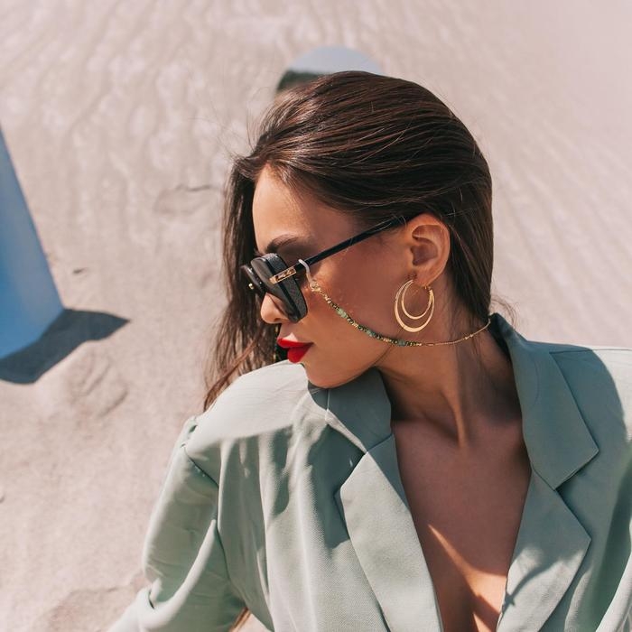 Серьги-кольца &laquo;Карма&raquo; двойной круг, цвет золото, d=4