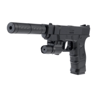 Пистолет "Торпеда 2.0" с лазером и глушителем