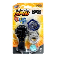 Боевой волчок ULTRA SPIN, с устройством для запуска, цвет МИКС Боевой волчок ULTRA SPIN, с устройством для запуска, цвет МИКС