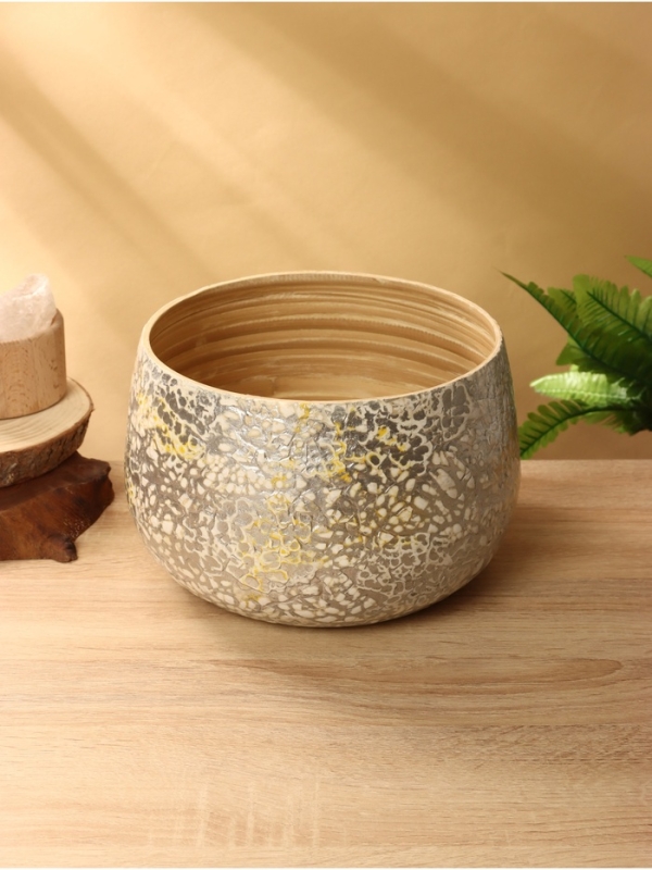 Ваза 25х25х15 +/- 3 см, бамбук Ваза 25х25х15 +/- 3 см, бамбук