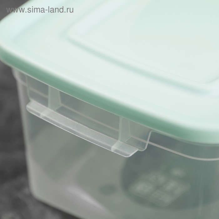 Контейнер для продуктов &laquo;Каскад&raquo;, 1 л, прозрачный, крышка микс