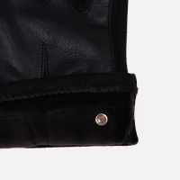 Перчатки мужские, безразмерные, с утеплителем, цвет чёрный Перчатки мужские, безразмерные, с утеплителем, цвет чёрный