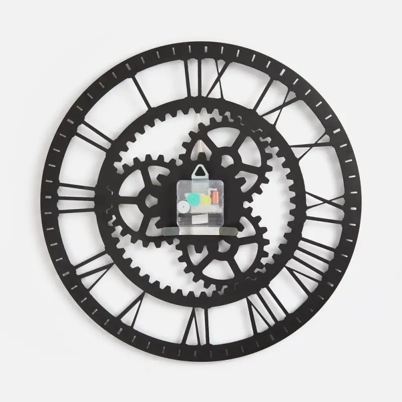 Часы &laquo;Ход времени&raquo;, черные