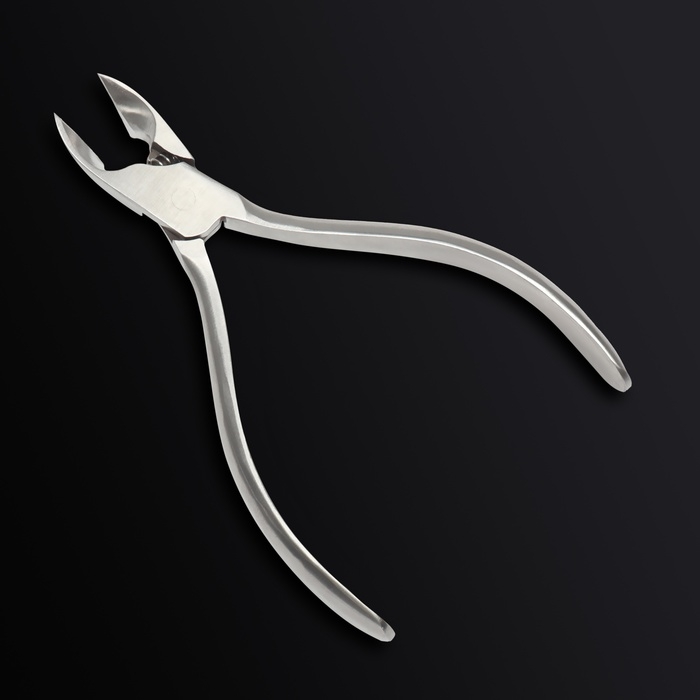 Кусачки педикюрные &laquo;Premium&raquo;, скрытая пружина, 12,2 см, длина лезвия - 15 мм, цвет серебристый