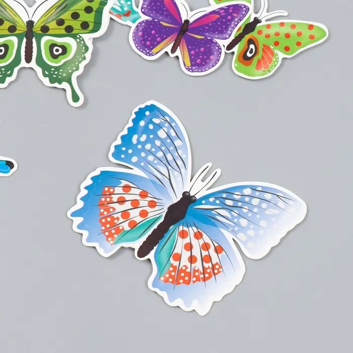 Набор магнитов на холодильник &laquo;Горошек&raquo;, 12 шт., картон, h=4-10 см