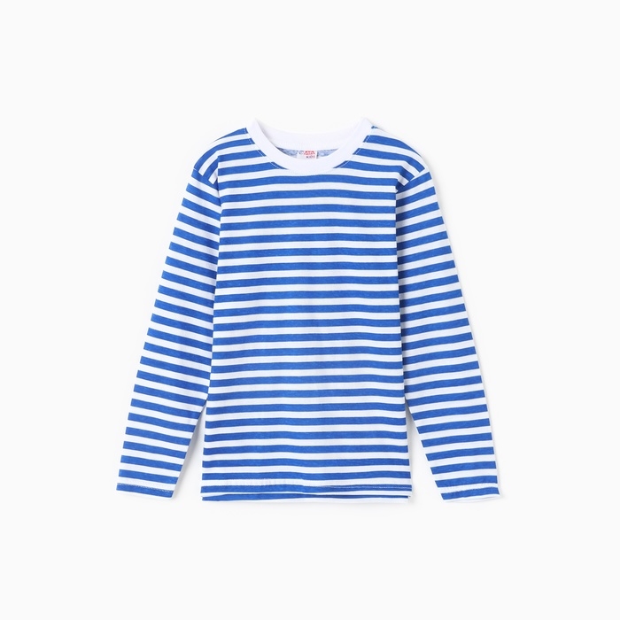 Фуфайка (тельняшка) детская, цвет белый/синий, рост 104 Фуфайка (тельняшка) детская, цвет белый/синий, рост 104