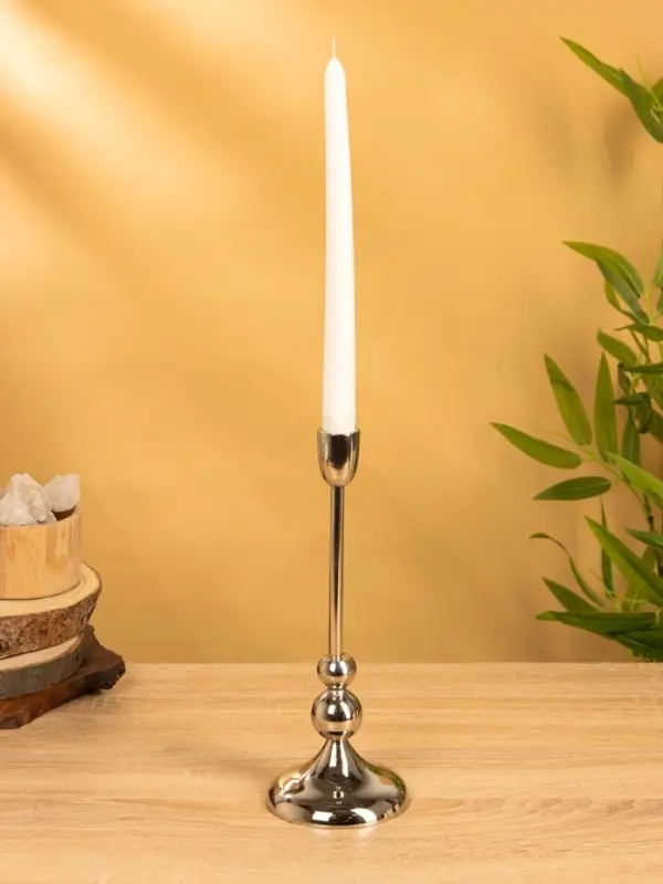 Подсвечник "Сицилия" 10х10х27 см, алюминий